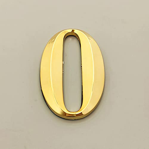 3D Moderno Autoadhesivo Casa Placa NúMero Puerta Signo Dorado 2 Pulgadas 5cm PláStico Pegatina Hogar Exterior DireccióN Galvanizada DíGito Para Yard Street BuzóN Bins Resistente A La Intemperie (0)