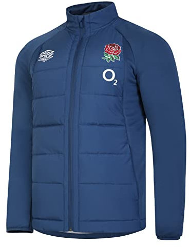 Umbro Herren England Thermojacke (O2) Jacke, Ensign Blue/Bachelor Button, S