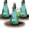 TTL Garden - Set di 3 sacchi per l'irrigazione a goccia, 75 l, 75 l, per l'irrigazione a goccia, per alberi, 400 g/m², in PVC, robusto e resistente ai raggi UV, da giardino