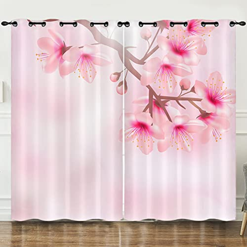 Verdunklungsvorhänge Abstrakte Blume Scheibengardinen Weich Vorhänge Wohnzimmer Vorhänge Schlafzimmer Vorhang Blickdicht Vorhang Schallschutz Scheibengardine Gardine 2x140x240cm