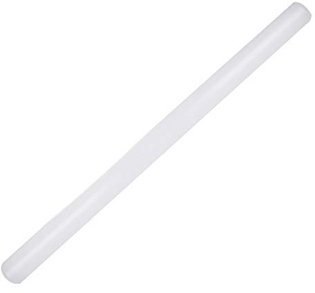 Mattarello antiaderente in plastica PP bianca da 50 cm, per pasta di zucchero, torte, crosta, biscotti e pasticceria, 35 cm/40 cm/50 cm/60 cm