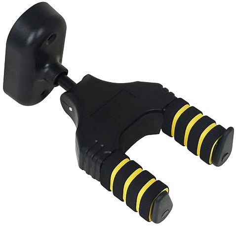 ULDIGI Gitarre Wandhalterung Mit Selbstverriegelung Praktischer Aufhänger Für Akustik Gitarren Leicht Zu Montieren Mit Weicher Polsterung Zum Schutz Ihres Instruments Für Musiker Und