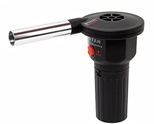 Junterone Ventilador de Barbacoa PortáTil de Mano con BateríA para Acampar Al Aire Libre Acampada Barbacoa Herramienta de Cocina Accesorios de Parrilla
