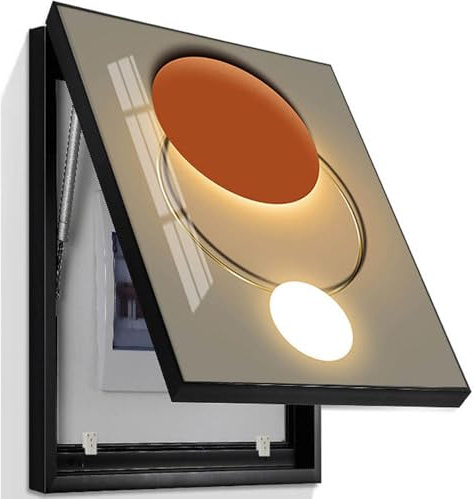 IQOAIJ Modern Living Room Distribution Box Hanging Pictures Electrical Box Counters Cover Distribution Box Hide Paintings Decorative,10,50x60cm