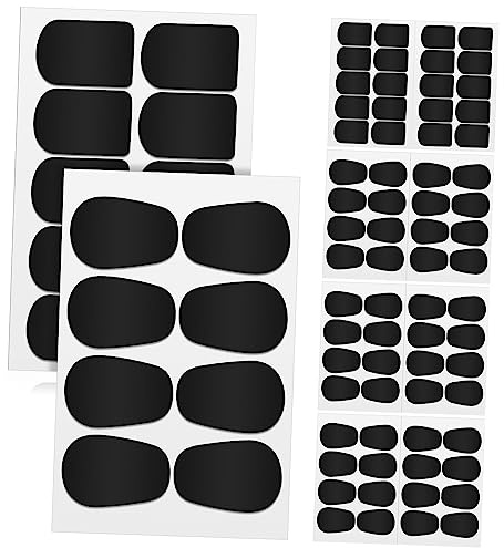 BESPORTBLE 94 Stück Schwarze Saxophon Pads aus Weichem Silikon zur Resonanzreduzierung und Klangqualitätserhaltung für Klarinette und Saxophon bei Konzerten und Auftritten