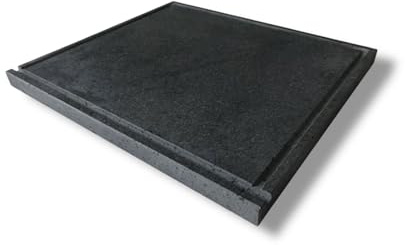 PIASTRA IN PIETRA LAVICA - REFRATTARIA DELL'ETNA PER FORMO ELETTRICO GAS BARBECUE, BISTECCHIERA PER PIZZA E CARNE - VARIE MISURE SPESSORE CM02 Pietra lavica per barbecue (40 x 30 cm 02)