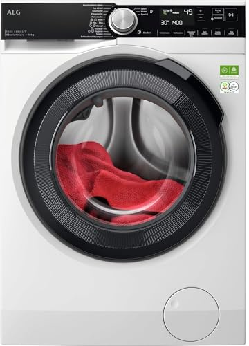 AEG WiFi Waschmaschine 10kg, Serie 9000 AbsoluteCare-SoftWater - Farbschutz & Faserschonung, A, Dampf-Programm–Weniger Bügeln & Mehr Frische, Mengenautomatik, Trommelbeleuchtung, 1400U/min, LR9WW80400