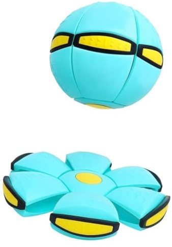 2026 Nueva Pelota Hinchable para niños, platillo Volador mágico, Pelota de Saltar, interacción Entre Padres e Hijos, Juguete Luminoso para reacción física educativa, con 6 Luces