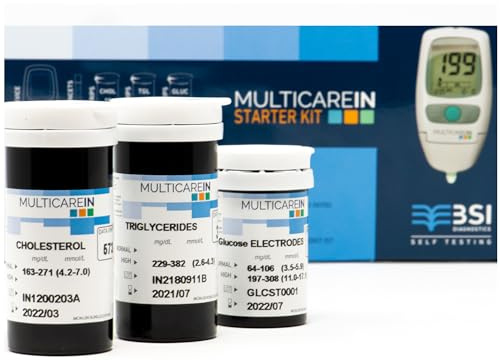 MULTICARE Dispositivo diagnostico starter kit multiparametrico per l’autocontrollo periodico dei fattori di rischio, lingua GB-IT, 24149