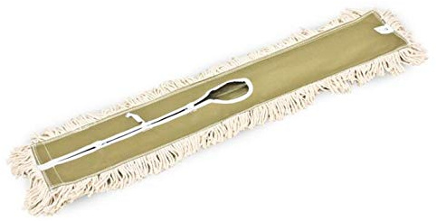Clim Profesional Recambio Mopa Algodon Luxury Pro 65cm Blanco Crudo | Hilos Trenzados, Compatible Bastidor 80cm, Ajuste Lateral, Resistente
