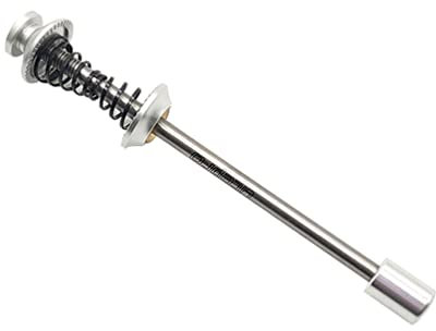 Fahrrad Schnellspanner BMX Falten Fahrrad Schnellfreisetze Sechseckalales Schloss langsamer Release Mountain Road Bike Qr. Radhebel -Hebel -Titanlegierungschacht Schnellspanner Fahrrad (Color : Silve