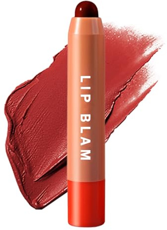 Baume à Lèvres Teinté Hydratant, Crayon à lèvres nourrissant les rides et ridules des lèvres, Rouge à Lèvres Glossy Longue Tenue Waterproof, Soins des lèvres pour les Lèvres Sèches et Craquelées