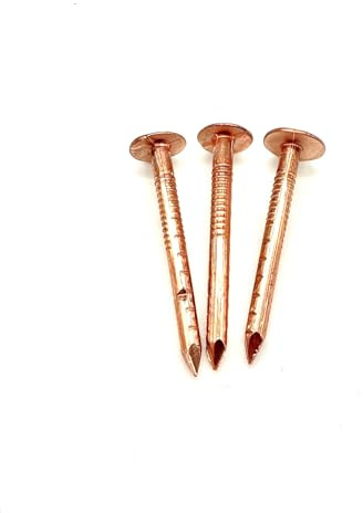 20 Stück Kupfer-Nägel, Dachschiefer, Filznägel, Baumstumpfvernichter, 30 mm, 38 mm, 50 mm (30 mm x 2,65 mm)