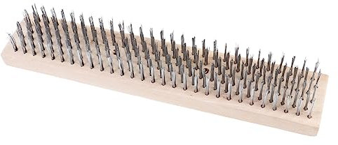 Gatuida 1 STK Root-Tool Entferner-Tool Kratzbürste aus Edelstahl Bodenbürste Reinigungsgeräte Decker Werkzeug Entrostungsbürste Unkrautentferner Langen Griff Drahtbürste Reinigungsbürste