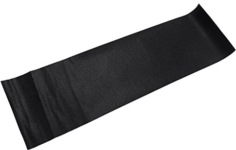 Widybord PVC Wasserdichtes Skateboard Deck Sand Papier Band Griptape Skaten Scooter Aufkleber 84X 23CM Schwarz