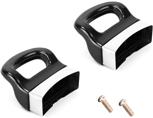 Yrlehoo 2 Stück Schnellkochtopfgriff Topf Seitengriff Ersatzteil Topfgriff Griff Set Ersatzgriff für Topfdeckel Universal Topfgriff Schwarzer für Pfannen Schnellkochtopf Kochgeschirr, Küchenwerkzeuge
