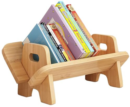 Holz Kinder Bücherregal, Desktop Kinder Bücherregal | Aufbewahrung Display Rack Kleine Kind Buch Organizer für Kinderzimmer