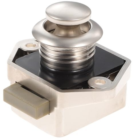 UKCOCO Serrature a Pulsante per Cassetti: Senza Chiave Chiusura Della Porta a Pulsante Per Serratura Armadio, Camper,Furgone, Yacht, Cabinet Door