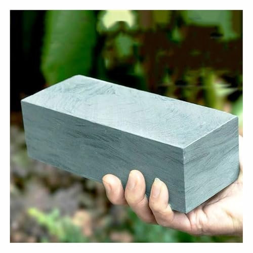 DYETEE Piedra De Afilar De Grano 1200, Piedra De Afilar Manual Natural, Fácil De Despulpar, Herramientas De Cocina, Protector Doméstico Puro, Afilador De Cuchillos, 1 Pieza(20x5.5x3cm)