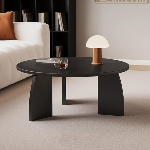 Table basse, table basse, petite table basse simple et moderne, table basse, pour salon, table basse ronde, table basse en noyer, table basse, table basse ronde