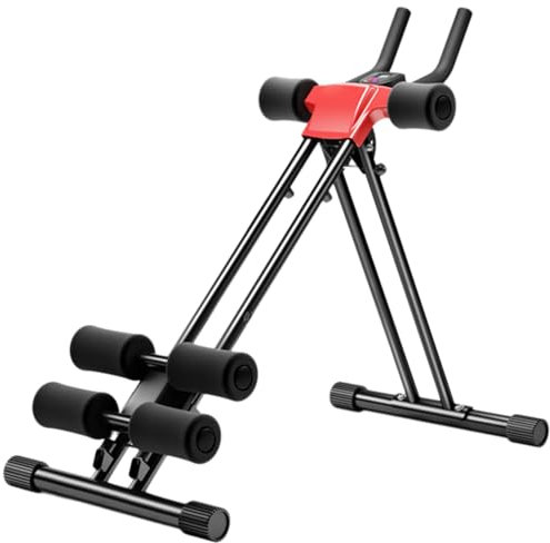 Faltbarer Bauchtrainer mit LCD-Display, verstellbare Core Workout-Ausrüstung für Ganzkörperformung, ideal für Anfänger zu Hause Fitnessstudio