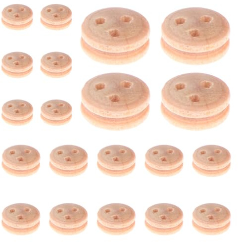 Kit Di Pulegge Navale - Ruote Modello In Legno | Accessori A Vela Portatili | 20x Pulegge Artigianali Riutilizzabili | Set Di Rigging In Miniatura Con Slot Di Corda Per Uomini | Parti Di Hobby Fatte