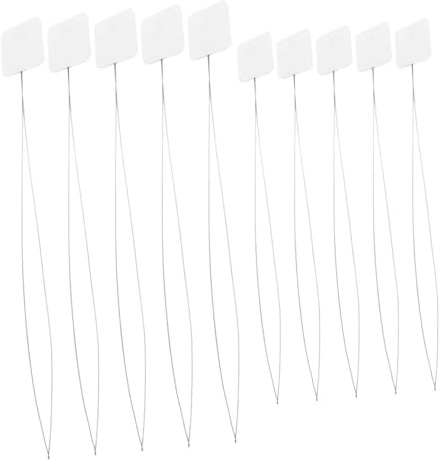HEALSOPTHY Infila Ago per Ricamo in Filo D’Acciaio 10 Pezzi, Strumento per Punch Needle Fai da Te, Accessori per Cucito a Mano, per Appassionati di Lavori Artigianali e Punto Croce