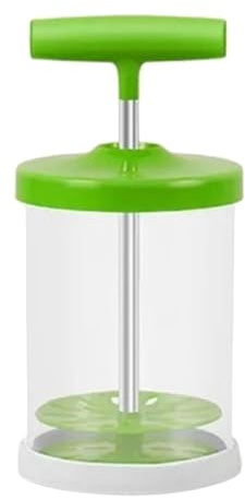 Cabilock Batidora de Leche Doméstica Jarra Compacta y Boquilla para Capuchino, Mezclador Manual para Espuma Cremosa en Uso Personal o Profesional