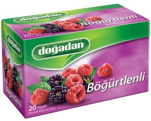 Dogadan Premium Blackberry Mixed Fruit Tea Bags (1 Box / 20 teabags)