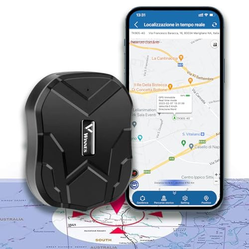 Traceur GPS sans Abonnement Voiture, TK905 Localisateur GPS Tracker Ultra Précis 5000mAh, 90 Jours Veille, Étanche IP65, Aimanté, Géofencing & Alerte Vibration, Adapté Voiture Moto Camion Bateau