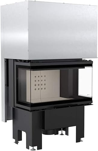 KRATKI Kaminofeneinsatz NBC 7 | Gewicht 188 kg, Maße in cm: H124,50 x B75,20 x T50,20 | Brennstoff: Holz, Nennwärmeleistung 7 kW, für Raumfläche bis zu 100 m2, Energieeffizienzklasse A+