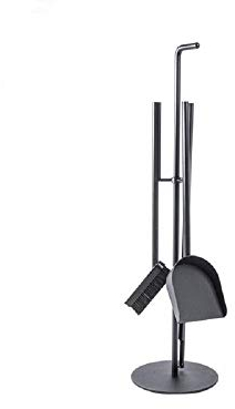 TermaTech Kaminbesteck UU round Stahl schwarz beschichtet 3-teilig 90-182