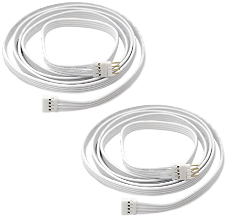 Nordic Light Solutions Philips Hue Gradient Lightstrip Verlängerungskabel - Erweitern Sie Ihre Smart-Beleuchtung einfach und flexibel (1 meter (2 stück))