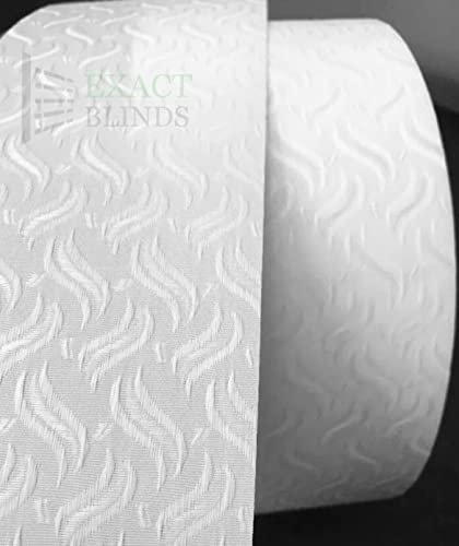 WINDRUSH WHITE Vertical Blinds Slats Made to Measure 89mm (3.5 Wide) with FREE Weights Chain & Hangers - By EXACT BLINDS.