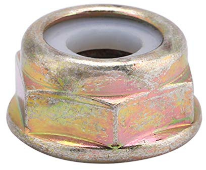 lyrlody Universal Thread Blade Nut M10 X 1.25 2Pcs Left Hand Threaded Nut String Trimmer Replacement Parts Brush Cutter Gear Head Case Nut Accessories, M10