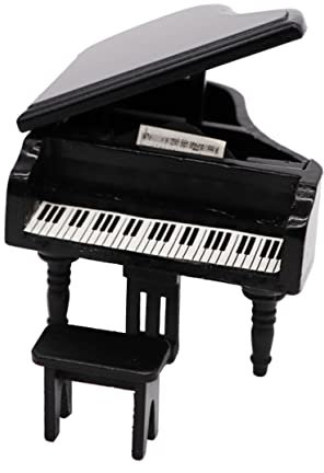 ibasenice Tischmodelle Piano-Modell Heimdekoration Klaviermodell-dekor Mini-möbelzubehör Simulieren Sie Klaviermodelle Arrangement Pocket Grand Piano