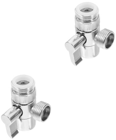 UKCOCO 2 1 Wasserpfeifenadapter wc wasseranschluss verteiler Wasser Umsteller Waschbecken Umsteller Waschschlauch tragbarer Waschmaschinenschlauch Geschirrspüler