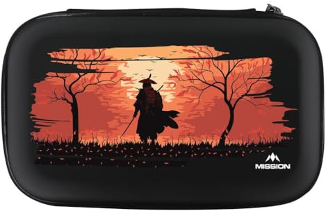 Mission Darts Eva-Darttasche | erhältlich in Ronin & Samurai Grey Style, Schwarz, Ronin