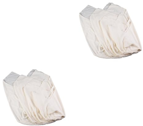 TOPBATHY 2pcs Strainer Bag Reusable Cotton Fine Mesh for Soybean Juice and Fruit