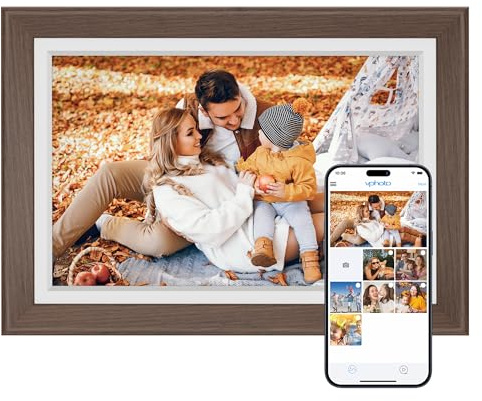 Dragon Touch Digital Picture Frame WiFi 10 inch IPS Touch Screen Digital Photo Frame Display, 32GB Storage, Auto-Rotate, Share Photos via App, Email, Cloud, Classic 10
