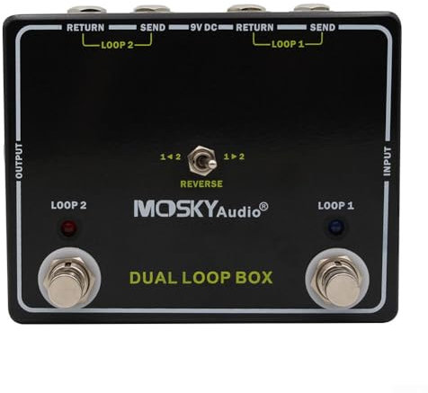 Guitar Effects Loop Switcher Pedal for Musicians Seeking Simplified Sound Enhancement Solutions