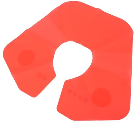 Coussinet de Coupe de Cheveux, Clôture Magnétique en Silicone de Poils Avant Pondérés pour la Salle (rouge)