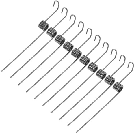 Toddmomy 5 Paires Accessoires de semences de maïs Équipement de plantation Spring à main jardinière parties de semets de pelouse Farm Corn Seeder Spring acier