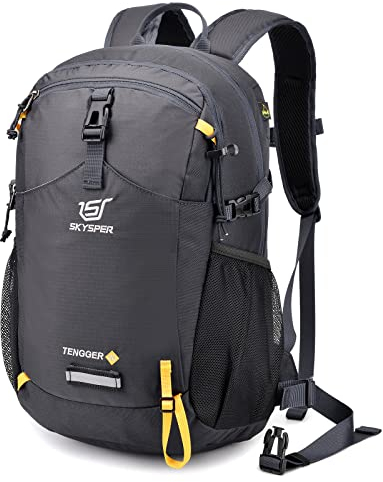 SKYSPER Small Daypack 20L Hiking Backpack Lightweight Travel Day Pack with Waist Strap for Women Men