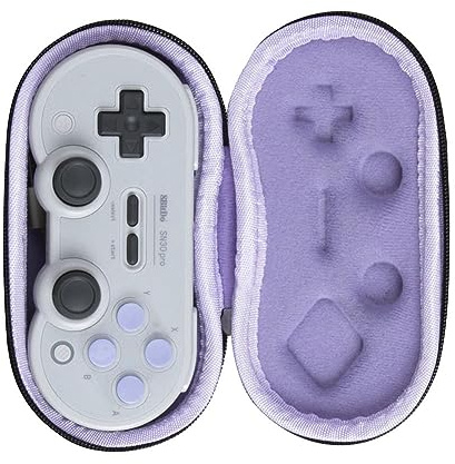 Anleo Hard Travel Case for 8Bitdo Sn30 Pro Bluetooth Gamepad (SN30 PRO-SN)