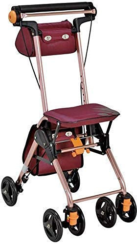 Walkers for Seniors Rollator Walker Drive Medical Four Wheel Walker Rollator, Rolling Walker, Lightweight Aluminum Walker, Therapy Equipment Walker for Seniors rollator Walker, Durable Mobility Aid