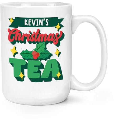 Gift Base Tazza da tè di Natale personalizzabile, 425 g