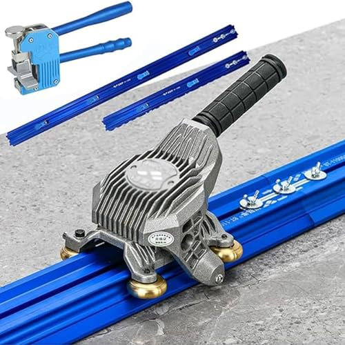 LSBHPPD Tagliapiastrelle di Grande Formato con Ventose,Perfetto per Piastrelle da 2,2 m/2,3 m/3 m/3,8 m,Coltello a Spinta e Pinza Inclusi,Ideale per Piastrelle in Ceramica e Porcellana,2.3m
