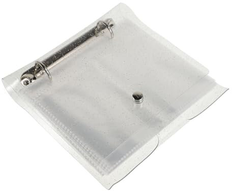 JOINPAYA 2 Stück transparentes Aufbewahrungsheft Foto Protektoren klarer Einbanddeckel Fotoalbum Buch für Fotokartenhalter Postkartenhüllen Ordnertaschen Fotohüllen pp