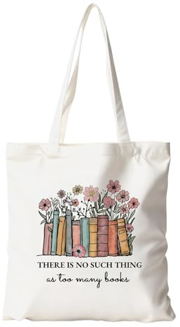 AHEJIOO Jutebeutel bedruckt für Book Lovers – Stofftasche aus Baumwolle 40x35cm, Aesthetic Tragetasche als Geschenk für Buchliebhaber, wiederverwendbar und waschbar, Stoffbeutel für den Alltag